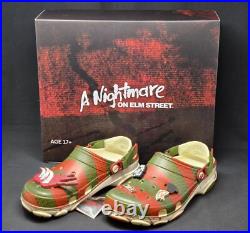 Crocs Nightmare on Elm Street Freddy Kreuger Men's Multi Sizes 210240-90H NBY Crocs Nightmare on Elm Street Freddy Kreuger Men's Multi Sizes 210240-90H NBY