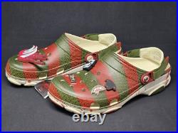 Crocs Nightmare on Elm Street Freddy Kreuger Men's Multi Sizes 210240-90H NBY Crocs Nightmare on Elm Street Freddy Kreuger Men's Multi Sizes 210240-90H NBY
