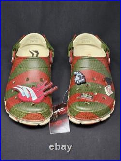 Crocs Nightmare on Elm Street Freddy Kreuger Men's Multi Sizes 210240-90H NBY Crocs Nightmare on Elm Street Freddy Kreuger Men's Multi Sizes 210240-90H NBY