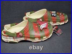 Crocs Nightmare on Elm Street Freddy Kreuger Men's Multi Sizes 210240-90H NBY Crocs Nightmare on Elm Street Freddy Kreuger Men's Multi Sizes 210240-90H NBY