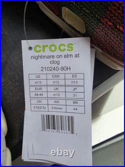 Crocs x Nightmare On Elm Street Size 13 Mens Freddy Krueger BRAND NEW Crocs x Nightmare On Elm Street Size 13 Mens Freddy Krueger BRAND NEW