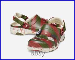 Crocs x Nightmare on Elm Street All Terrain Clogs Men's Size 10 Freddy Kreuger