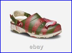 Crocs x Nightmare on Elm Street All Terrain Clogs Men's Size 10 Freddy Kreuger