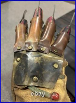 Custom Made Freddy Leather Glove Freddy Krueger The Nightmare On Elm Street