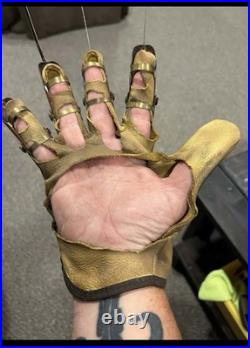 Custom Made Freddy Leather Glove Freddy Krueger The Nightmare On Elm Street