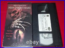 FREDDY'S NIGHTMARE'S THE SERIES VHS + A NIGHTMARE ON ELM STREET VHS LOT of 4