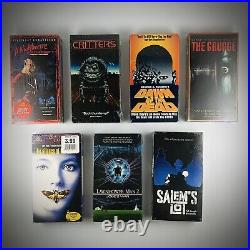 Factory Sealed Horror VHS Lot. Nightmare On Elm Street /Dawn Of The Dead & More