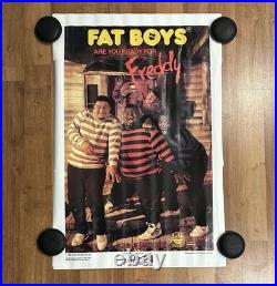 Fat Boys Are You Ready For Freddy Poster 24x36 kruger nightmare on elm street 4