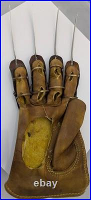 Freddy Krueger Glove Signed Robert Englund Handmade Metal Nightmare Elm Street