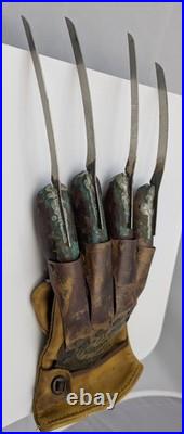Freddy Krueger Glove Signed Robert Englund Handmade Metal Nightmare Elm Street