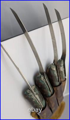 Freddy Krueger Glove Signed Robert Englund Handmade Metal Nightmare Elm Street