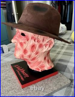 Freddy Krueger Mask Display Stand A Nightmare on Elm Street Prop