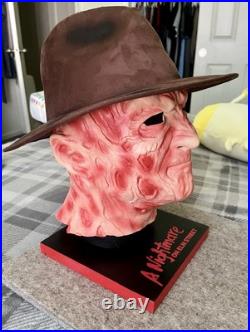 Freddy Krueger Mask Display Stand A Nightmare on Elm Street Prop
