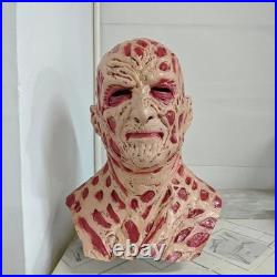 Freddy Krueger Mask Latex Horror Cosplay Halloween Nightmare on Elm Street