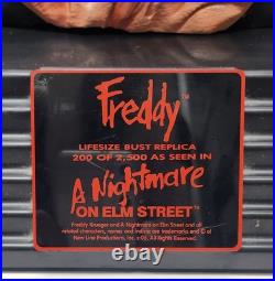 Freddy Krueger Nightmare Elm Street 2006 18 Lifesize Bust Replica 200/2,500 COA
