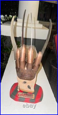 Freddy Krueger Nightmare On Elm Street glove/hand withstand
