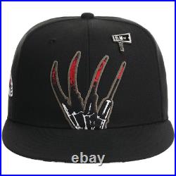 Freddy Krueger Nightmare on Elm Street NEW ERA 59FIFTY Hat 7 3/8 Brand New NWT Freddy Krueger Nightmare on Elm Street NEW ERA 59FIFTY Hat 7 3/8 Brand New NWT