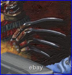 Freddy Krueger Original Acrylic Painting Nightmare on Elm Street Johnny Depp Art