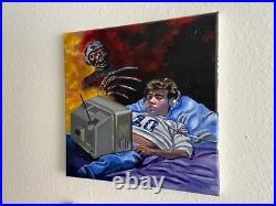 Freddy Krueger Original Acrylic Painting Nightmare on Elm Street Johnny Depp Art