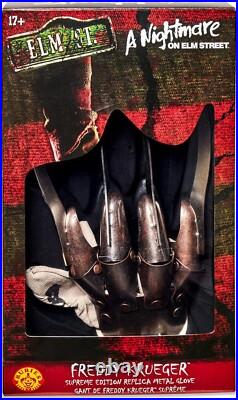 Freddy Krueger Replica Metal Glove Nightmare on Elm Street Costume Accessory=