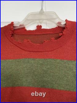Freddy Krueger Sweater Nightmare Elm Street 4/5/6 Jason Myers Leatherface Glove