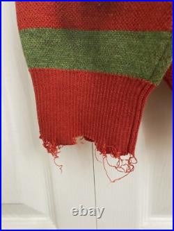 Freddy Krueger Sweater Nightmare Elm Street 4/5/6 Jason Myers Leatherface Glove