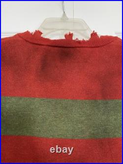 Freddy Krueger Sweater Nightmare Elm Street 4/5/6 Jason Myers Leatherface Glove