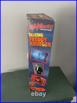 Freddy Krueger Vintage 1989 Nightmare On Elm Street Talking Freddy Doll Works