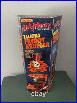 Freddy Krueger Vintage 1989 Nightmare On Elm Street Talking Freddy Doll Works