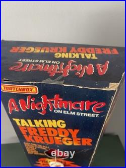 Freddy Krueger Vintage 1989 Nightmare On Elm Street Talking Freddy Doll Works