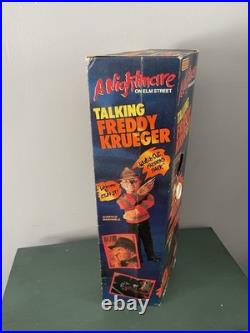Freddy Krueger Vintage 1989 Nightmare On Elm Street Talking Freddy Doll Works