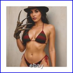 Freddy Krueger as Bikini Babe Sexy Girl Matte Canvas A Nightmare on Elm Street