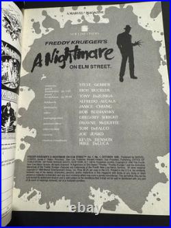 Freddy Krueger's A Nightmare on Elm St. #1 & 2 Set Plus#3 never releasedphotcopy