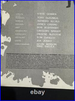 Freddy Krueger's A Nightmare on Elm St. #1 & 2 Set Plus#3 never releasedphotcopy