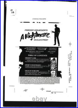Freddy Krueger's A Nightmare on Elm St. #1 & 2 Set Plus#3 never releasedphotcopy