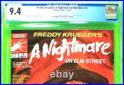 Freddy Krueger's A Nightmare on Elm Street #1 Magazine CGC 9.4 1989 Fresh Slab