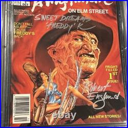 Freddy Krueger's A Nightmare on Elm Street #1 PSA 9.2 Newsstand Robert Englund