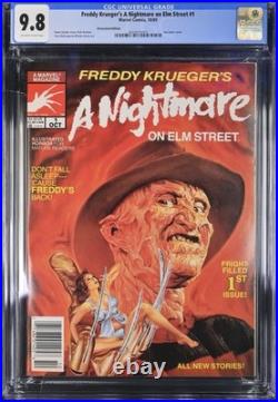 Freddy Kruger's Nightmare On Elm Street #1 NEWSSTAND CGC 9.8 1989 Freddy Kruger's Nightmare On Elm Street #1 NEWSSTAND CGC 9.8 1989