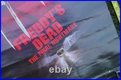 Freddy's Dead Nightmare On Elm Street Horror Movie Scary Original Vintage POSTER