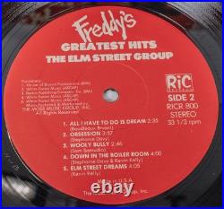 Freddy's Greatest Hits 1987 LP Vinyl Record Nightmare Elm Street Horror VG+