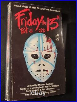 Friday the 13th Part 3 3-D Michael Avallone 1982 FREE NIGHTMARE ON ELM STREET