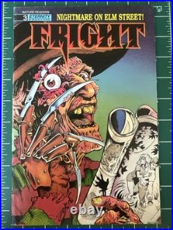 Fright #3 VG 1988 1st cover app. Freddy Krueger Nightmare On Elm Street Fright #3 VG 1988 1st cover app. Freddy Krueger Nightmare On Elm Street