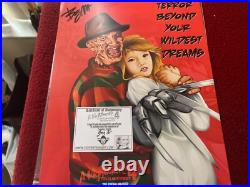 Fright Crate Tuesday Knight in Nightmare on Elm Street Signed Photo 8 x 10 COA