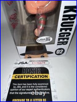 Funko Nightmare On Elm Street Freddy Krueger Autograph Chase Gitd Jsa