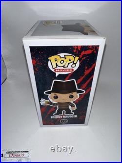 Funko Nightmare On Elm Street Freddy Krueger Autograph Chase Gitd Jsa