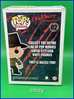 Funko Pop A Nightmare On Elm Street Freddy Krueger #02 Chase 2017 Box Wear J453