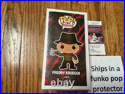 Funko Pop Nightmare Elm Street Freddy Kreuger 02 Signed Heather Langenkamp JSA