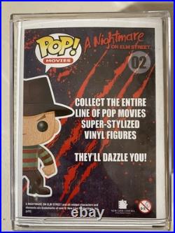 Funko Pop! Vinyl A Nightmare On Elm Street Freddy Krueger #02 Glow Chase Signed