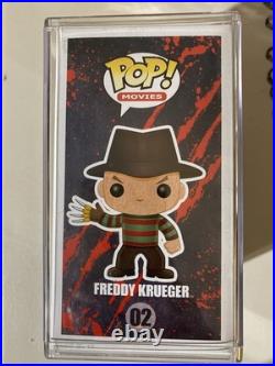 Funko Pop! Vinyl A Nightmare On Elm Street Freddy Krueger #02 Glow Chase Signed