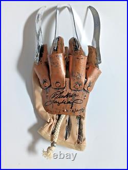 HEATHER LANGENKAMP Signed FREDDY Krueger GLOVE NOES Nightmare Elm Street JSA COA